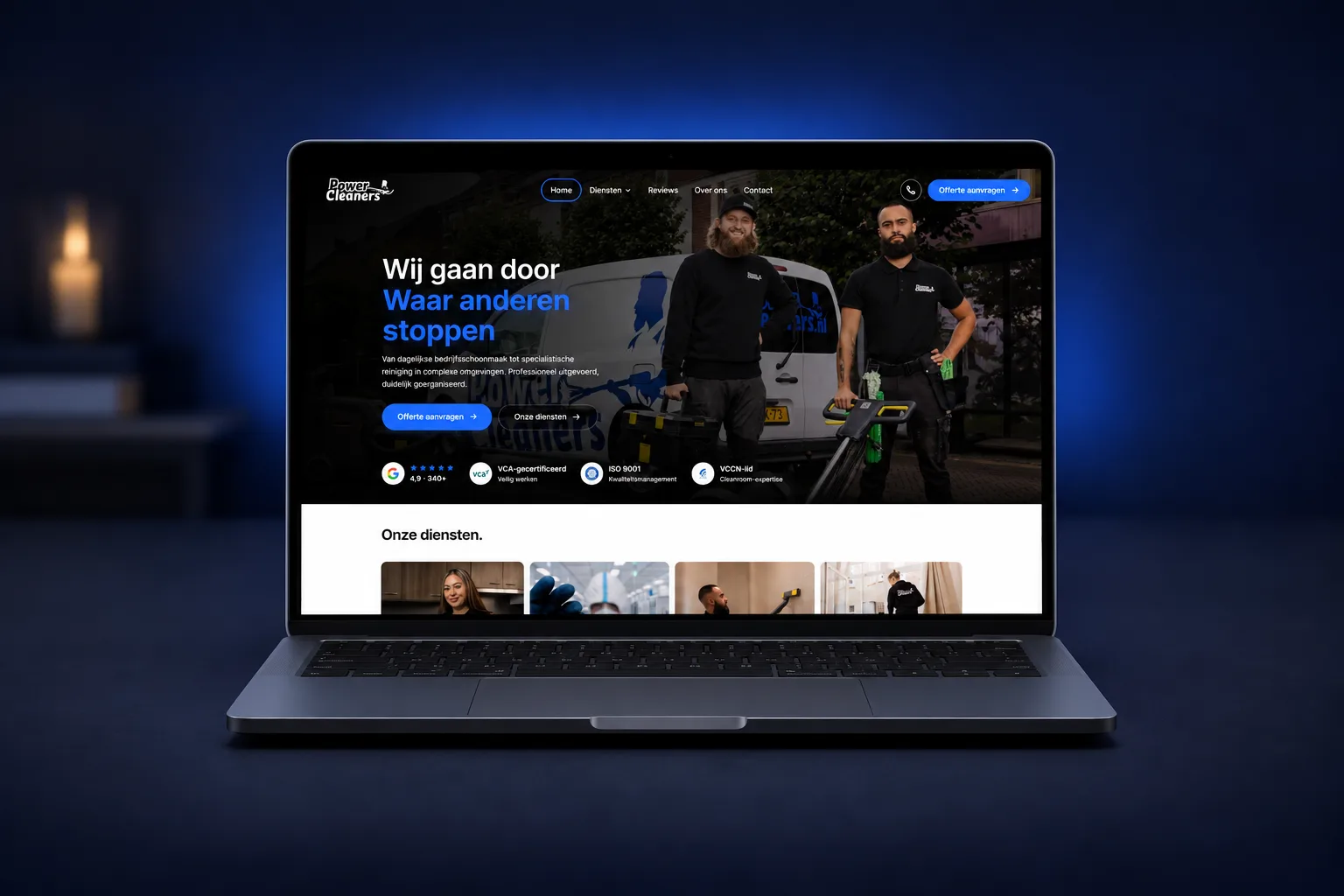 PowerCleaners: website