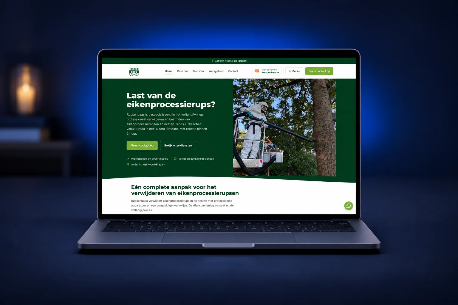 Rupsenbaas: website